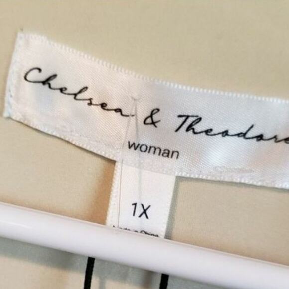 CHELSEA and Theodore faux‎ leather floral jacket oversized coat plus size new!!! - Picture 9 of 16